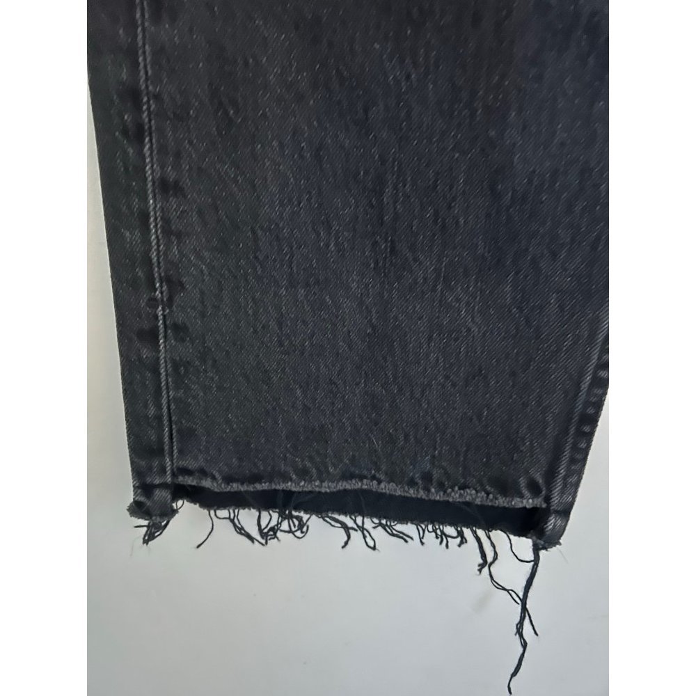 Moussy Vintage Detroit Wide Straight Leg Black Jeans NWT Size 27 - Picture 11 of 15
